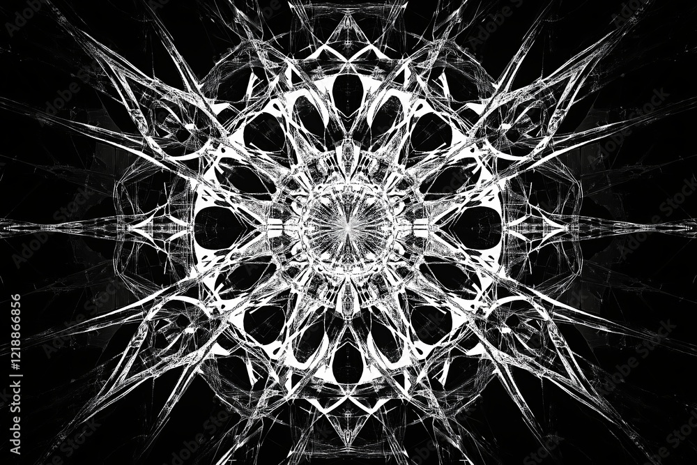 Poster Intricate symmetrical patterns