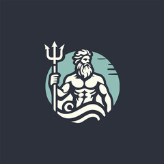 God poseidon logo