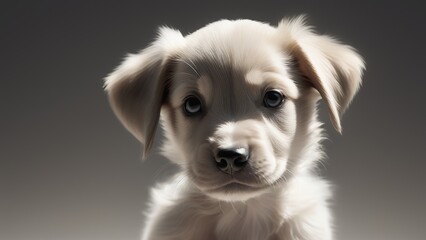 Fototapeta premium golden retriever puppy