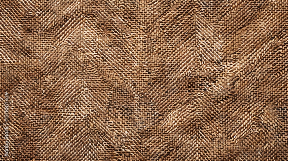 Poster a close-up of a woven texture, possibly made from straw or natural fibers, showcasing its intricate 