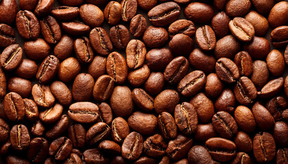 Obraz premium roasted coffee beans background