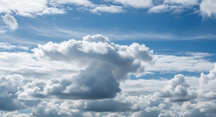 Obraz premium blue sky with clouds