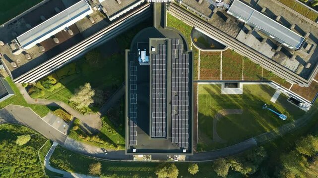 az sint blasius hospital complex facilities dedicated to patient treatment healthcare layout significance top down birdseye aerial drone view footage sint-blasius 
