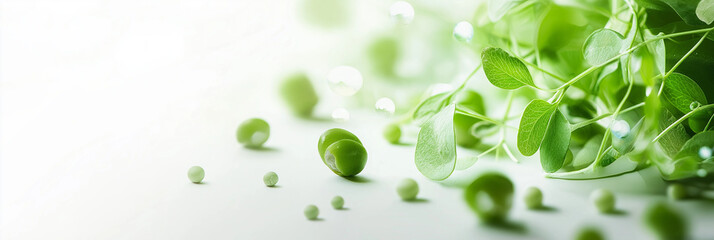 Fototapeta premium A close up of a variety of green vegetables