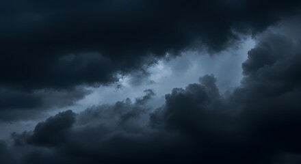 Obraz premium storm clouds over the storm