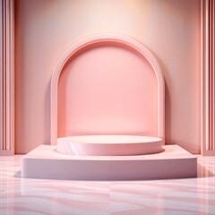 Pink podium 