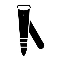 Nail clipper glyph icon