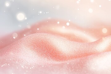 Fototapeta premium pink glitter background with elegant gold bokeh particles