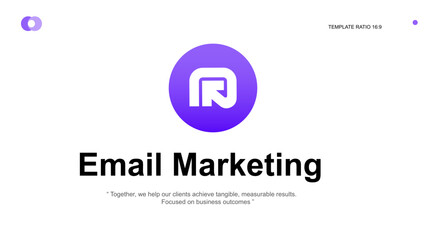 Email Marketing Presentation Layout