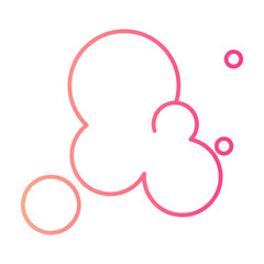 bubble gradient icon