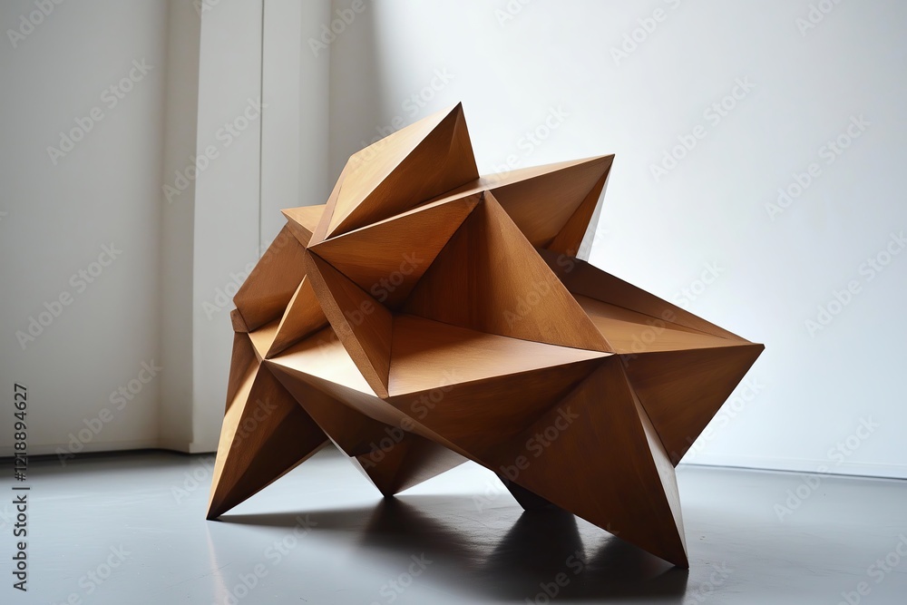 Poster recursive geometric shape formation.