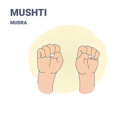 Mushti Mudra Yoga Hand Gesture for Strength and Emotional Release