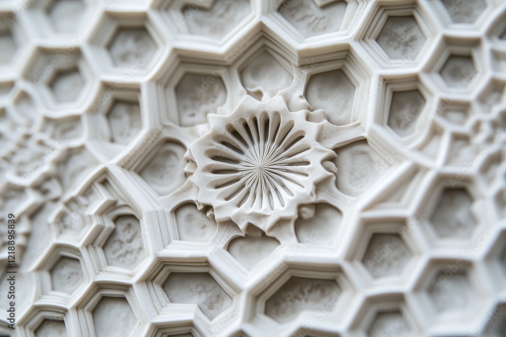 Poster Self-replicating geometric patterns with intricate details