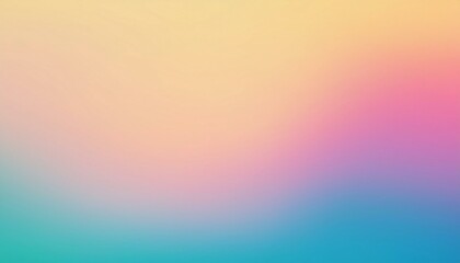 Naklejka premium Minimal Pastel Soft Rainbow Gradient Graphic Color Background. for posters, ad banners, brochures, flyers, covers, websites.