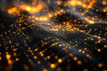 Stylish glowing grids with moving patterns