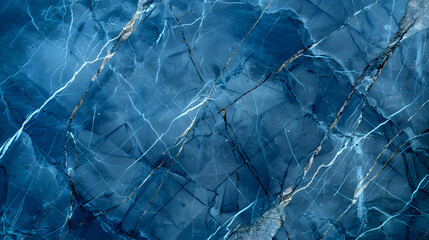 Blue marble texture featuring intricate veining and depth, generative ai