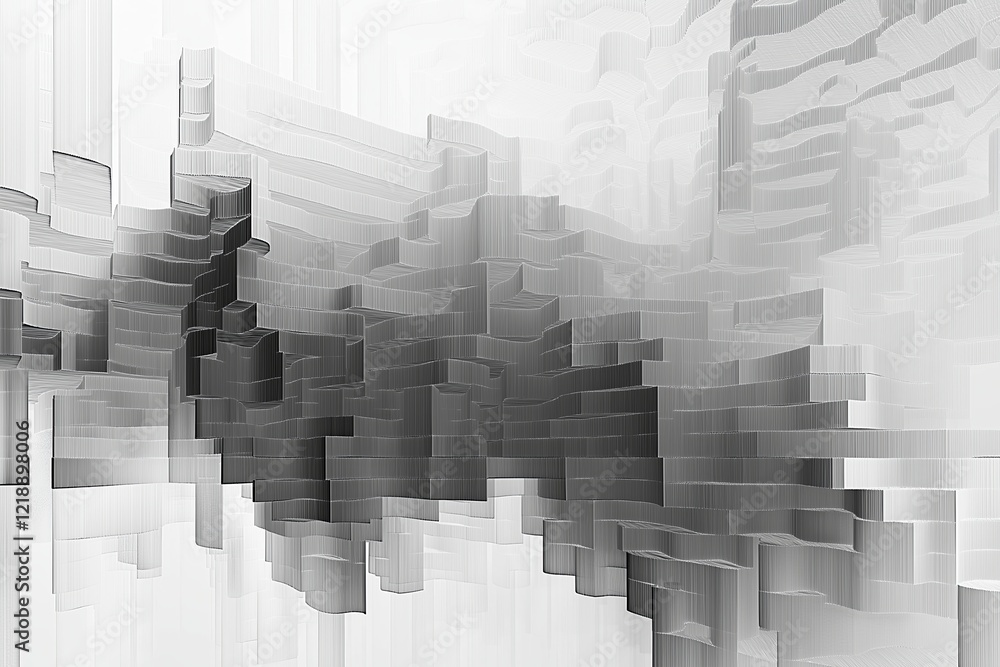 Poster text- artwork with changing density