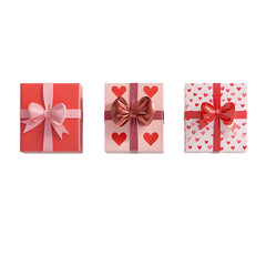 Valentine’s Day Gift Boxes with Heart Patterns
