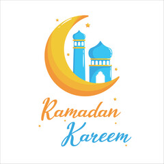 Ramadan kareem graphic design icon illustration use for t shirt, sticker, labels, and anything else