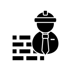 Icon a civil engineering, isolated against a clean background.