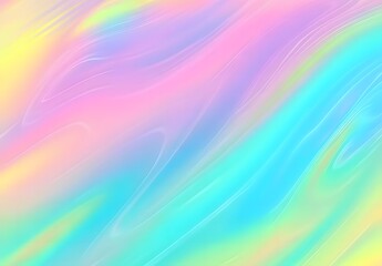 Colorful iridescent, holographic rainbow foil texture background