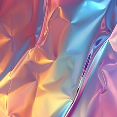 Obraz premium Colorful iridescent, holographic rainbow foil texture background