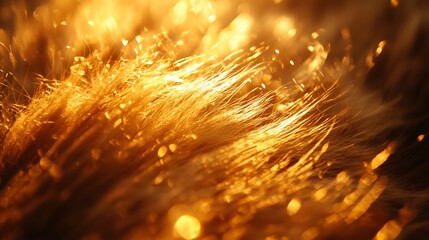 A close up of a tigers striped fur pattern