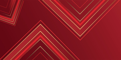Red abstract background. Dynamic shapes composition. Eps10 vector