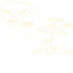 hand drawn and hand lettering comedy