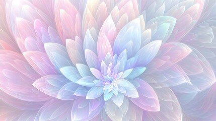 Obraz premium Pastel Dreamy Flower Blossom Abstract Art