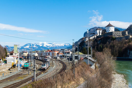 Bahnstrecke und Festung Kufstein &Ouml;sterreich