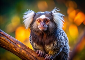 Naklejka premium Dusk Marmoset Portrait - High Depth of Field