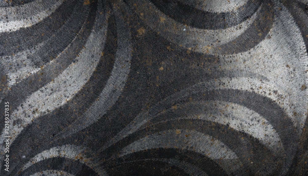 Poster abstract metallic swirl pattern with dark and light textures