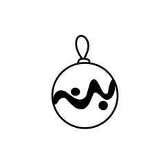 Christmas Ornament vector icon