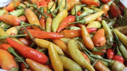 Chili mixed red and green