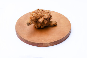 Fried chicken on a white background, Crispy chicken