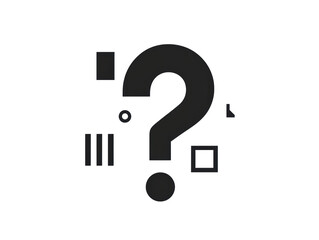 Isolated Question Mark Symbol