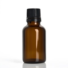 Obraz premium Amber Glass Bottle Mockup- Essential Oil Packaging Design