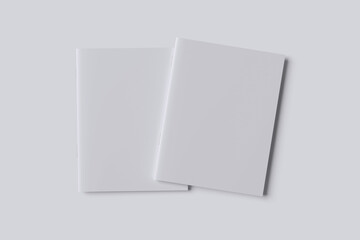 White A4 Catalog Brochure Mockup