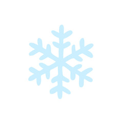 snow crystal vector icon