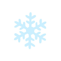 snow crystal vector icon