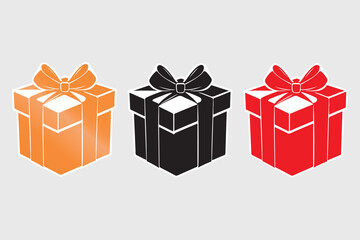 Creative Gift Box Icon for Marketing Projects