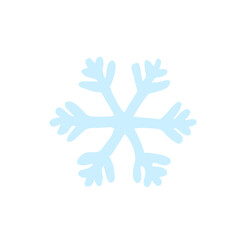 snow crystal vector icon