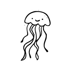 a black and white drawing of a jellycat cute character coloring pages