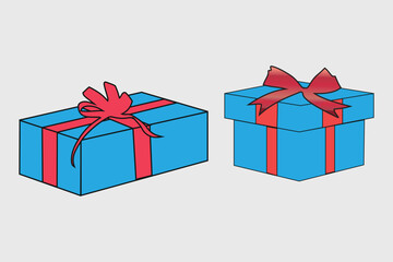 Modern Gift Box Icon for Marketplaces