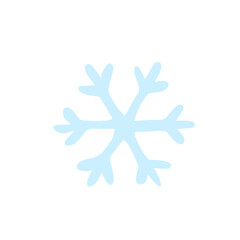 snow crystal vector icon