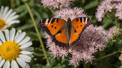 Obraz premium Close Up Black and orange viceroy butterfly