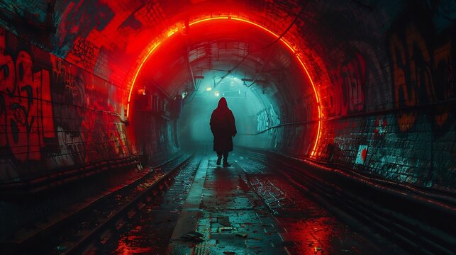 A creative depiction of urban exploration