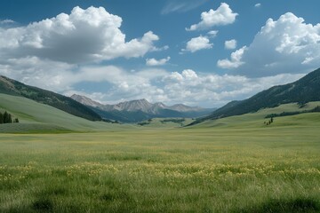 Fototapeta premium mountain landscape, Generative AI