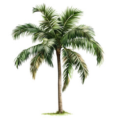 Palm tree, cutout, detailed cutout of palm tree, palm tree, graphic cutout, palm tree cutout design, realistic cutout of palm tree, on a transparent backgrounds